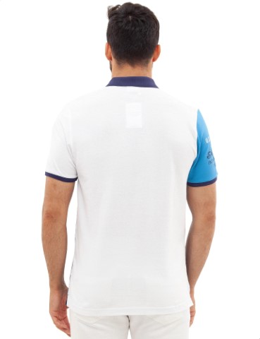 US Polo Assn تيشيرت بولو كم قصير رجالي - كحلي/أزرق - 1194445