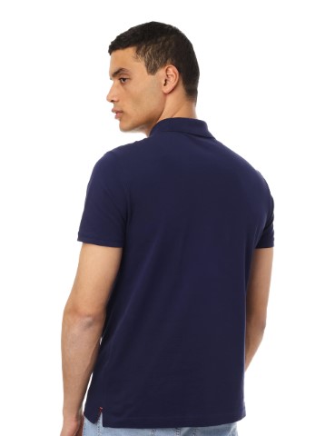 US Polo Assn تيشيرت بولو كم قصير رجالي - كحلي - 1193895_VR033