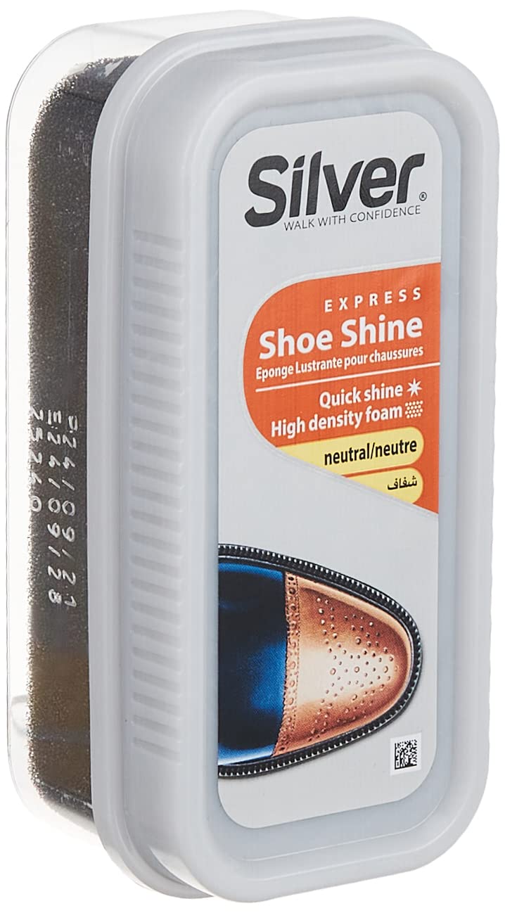 Silver إسفنجة تلميع الأحذيه