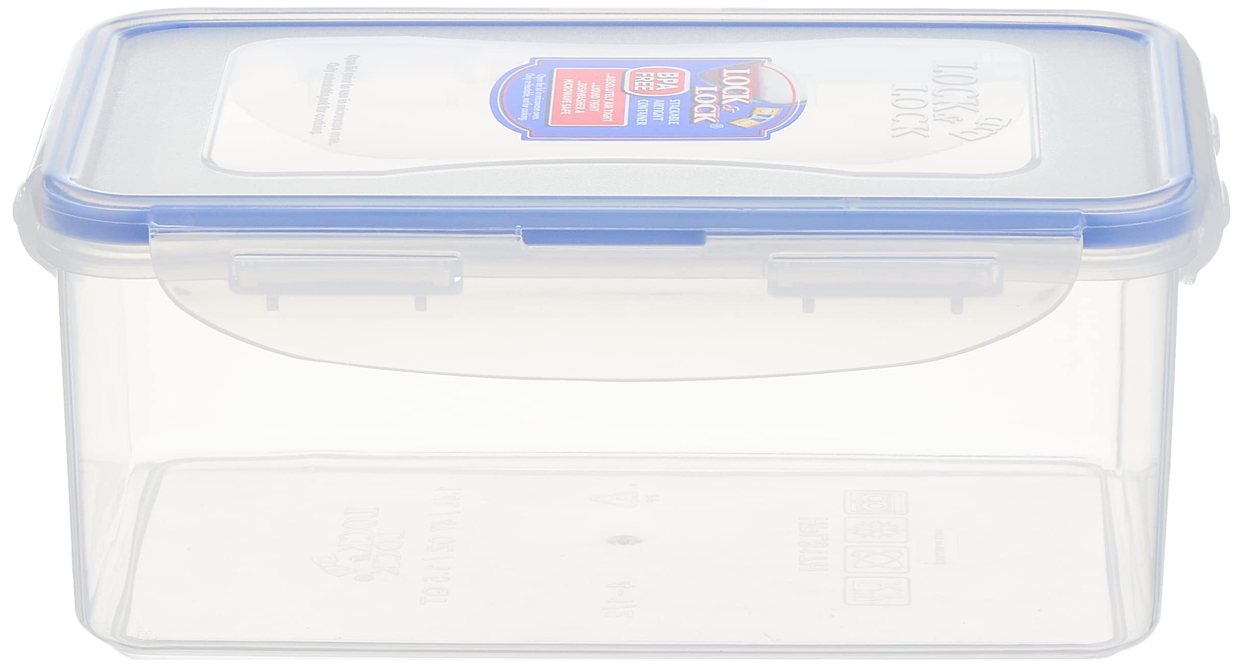 طقم علب حفظ طعام - 2 قطعة - شفاف