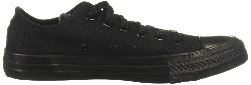 Converse جزمة قماش برباط للأطفال - أسود - 314786C