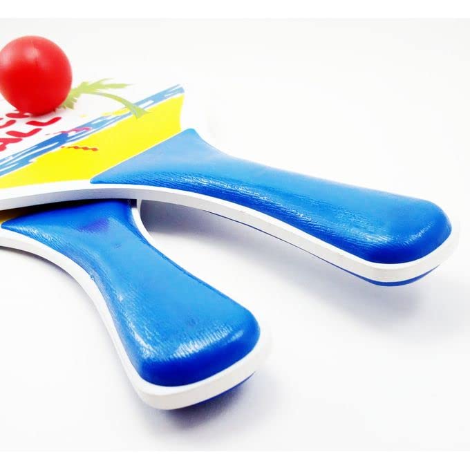 Sportq مضارب راكيت للبحر مع كرة - 7 مل