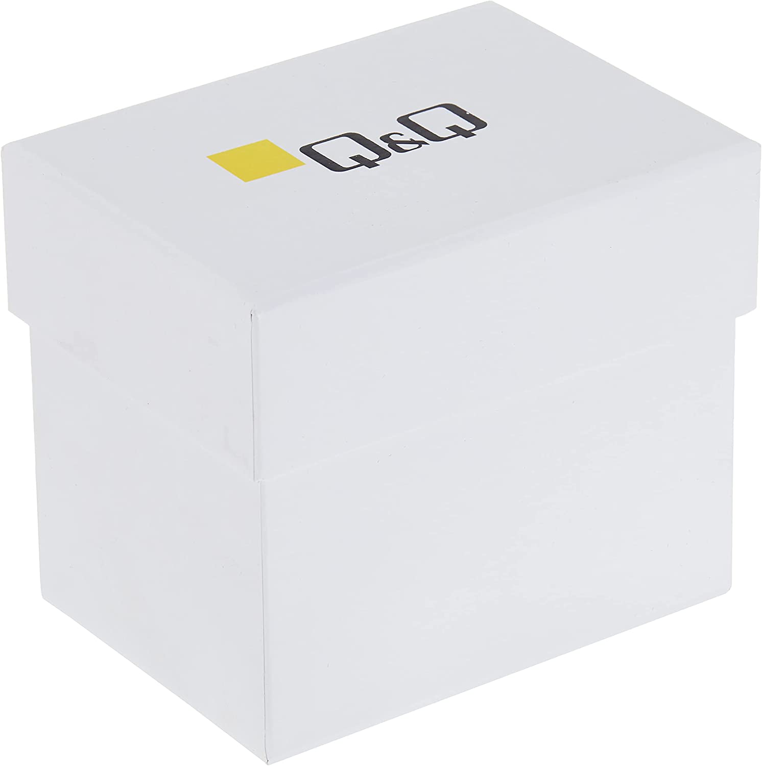 Q&Q ساعة كاجوال رجالي - أسود/فضي VQ70J005Y