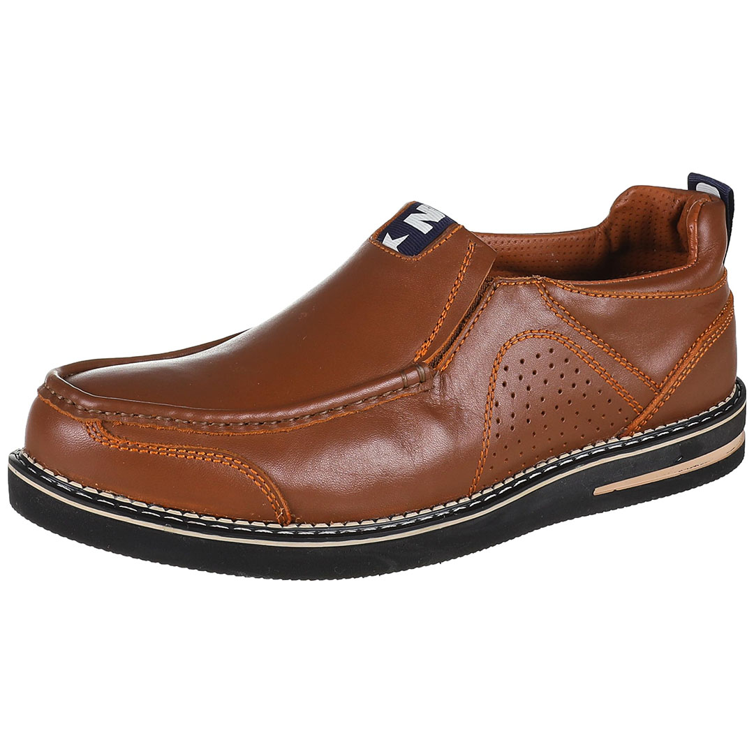 MANS14 جزمة رجالي كاجوال - بني