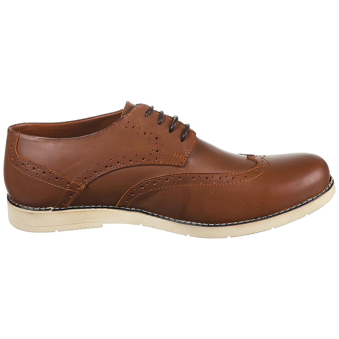 MANS15 جزمة رجالي كلاسيك - بني