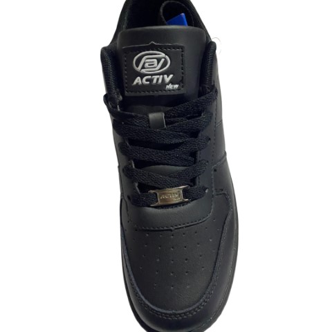 Activ كوتشي رجالي رياضي جلد - أسود 20216482
