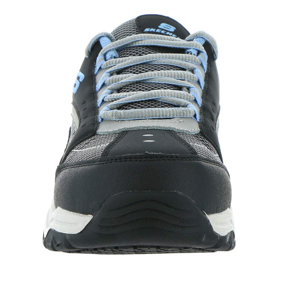 Skechers سنيكرز رياضي رجالي - أسود/أزرق