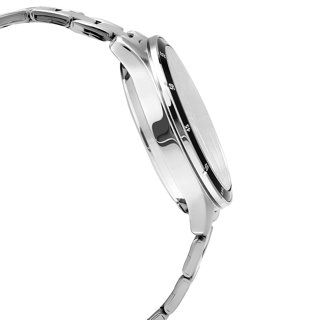 Casio ساعة كلاسيك رجالي - 44 مم - فضي - MTP-1374D-1AVDF