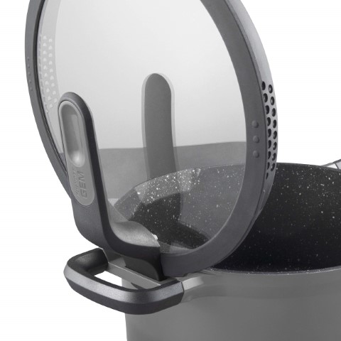 Berghoff حلة طهي الومنيوم - 28 سم - رمادي - 2307419