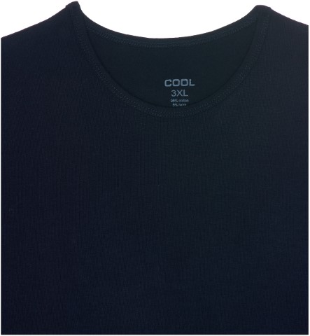 Cool فانلة داخلية نص كم رجالي - كحلي