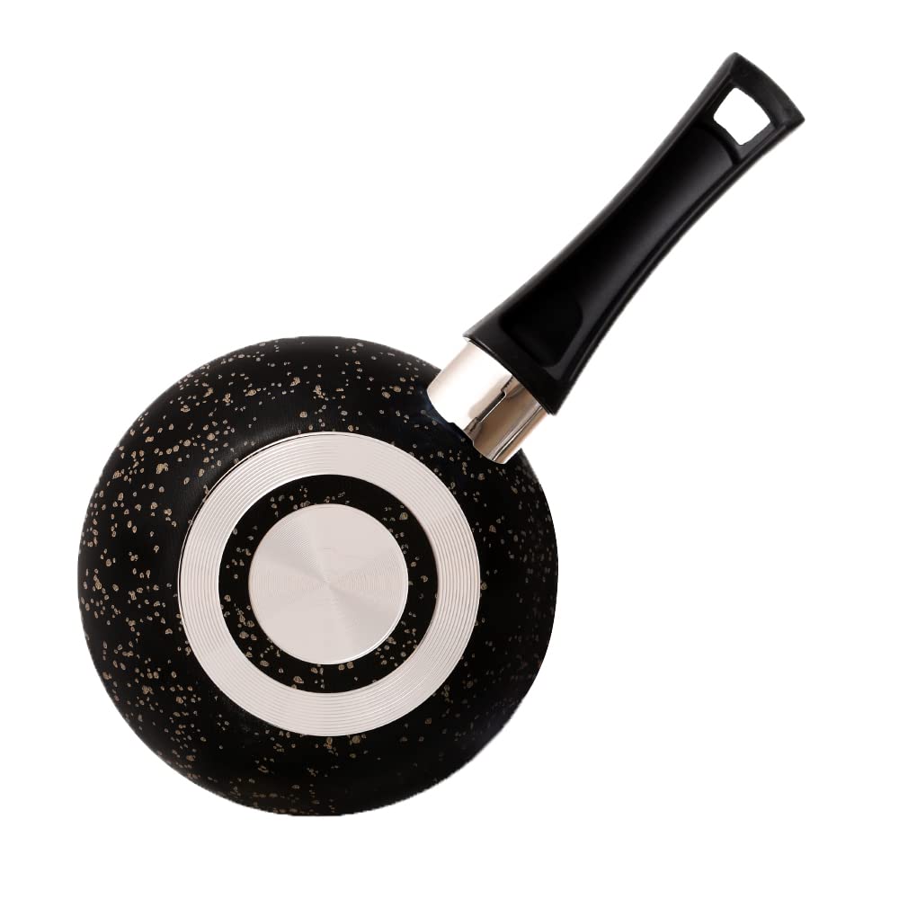 Trueval طقم طاسات قلي - 4 قطع - أسود