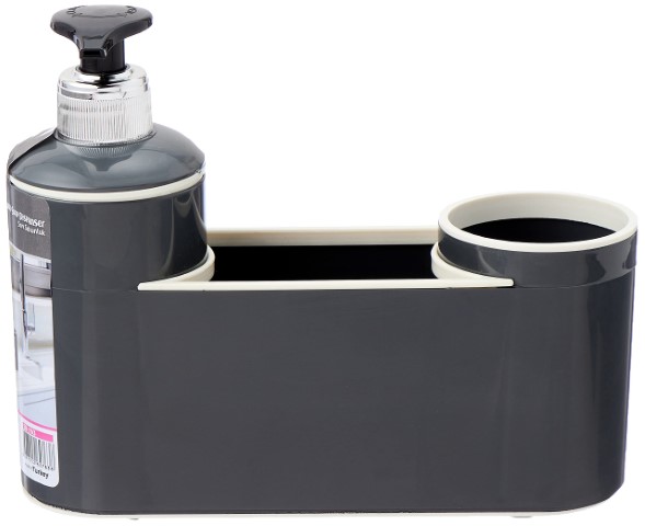 Tuppex دسبنسر صابون 3 في 1 - رمادي/أبيض