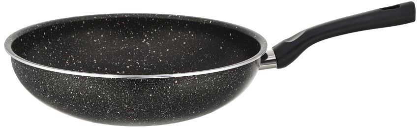 Lazord طاسة جرانيت غويطة - 28 سم - أسود