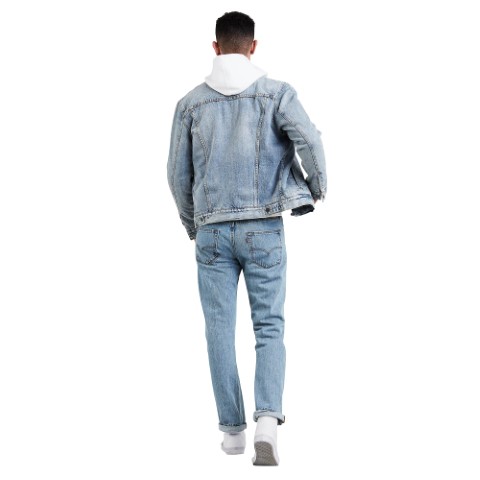 Levi's 501 Straight - جينز رجالي - أزرق فاتح - 00501-0134