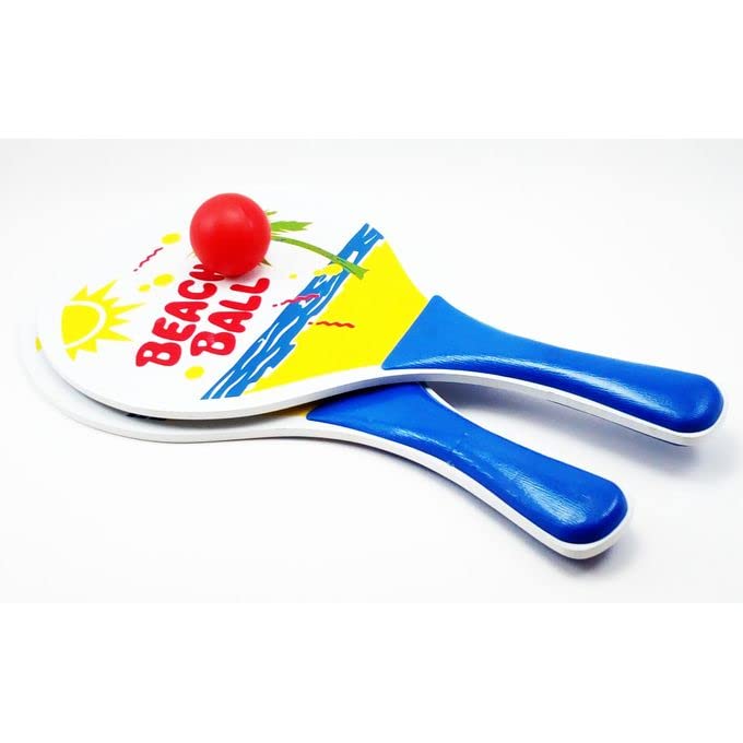 Sportq مضارب راكيت للبحر مع كرة - 7 مل