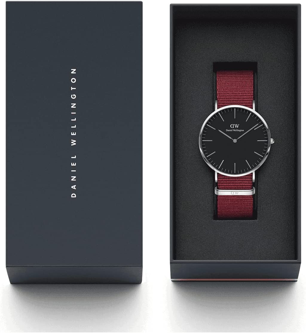 Daniel Wellington ساعة للجنسين - 40 ملم - نبيتي/أسود - DW00600270