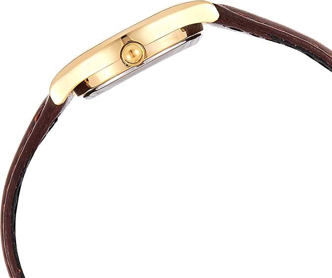 Casio ساعة حريمي جلد - بنيLTP-1094Q-7B6