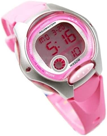 Casio LW-200-4BVDF ساعة كاجوال حريمي - 35 ملم - بينك