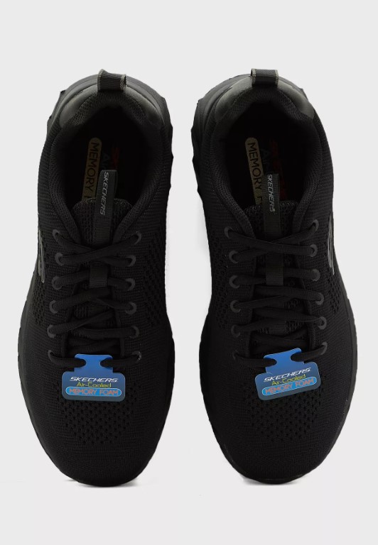 Skechers كوتشي رجالي كاجوال للمشي - أسود - 232091