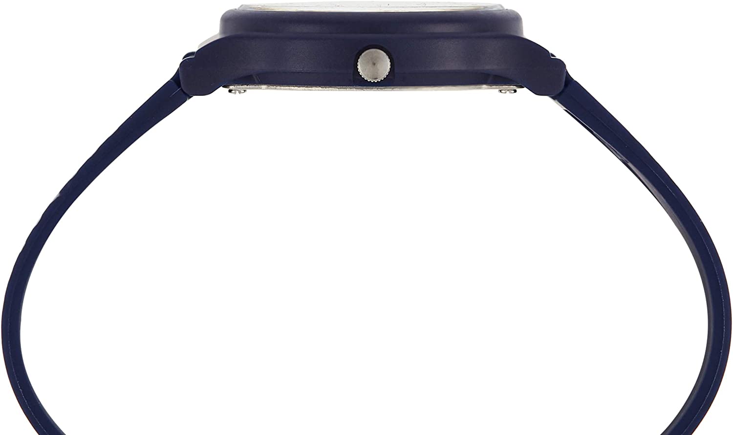 Q&Q VP46J046Y ساعة للجنسين - 34 ملم - كحلي/أبيض