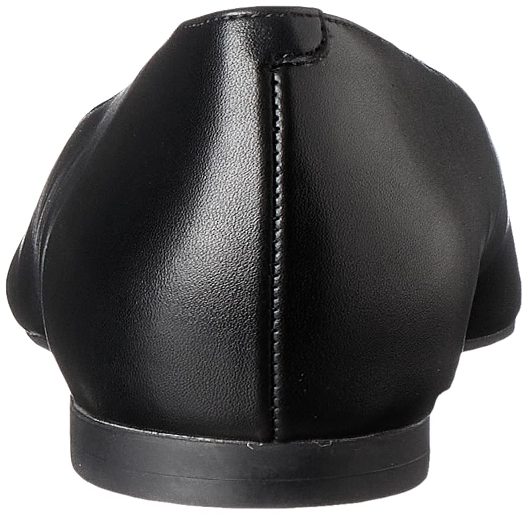 Charles & Keith جزمة باليرينا حريمي فلات - أسود - CK1-70390267