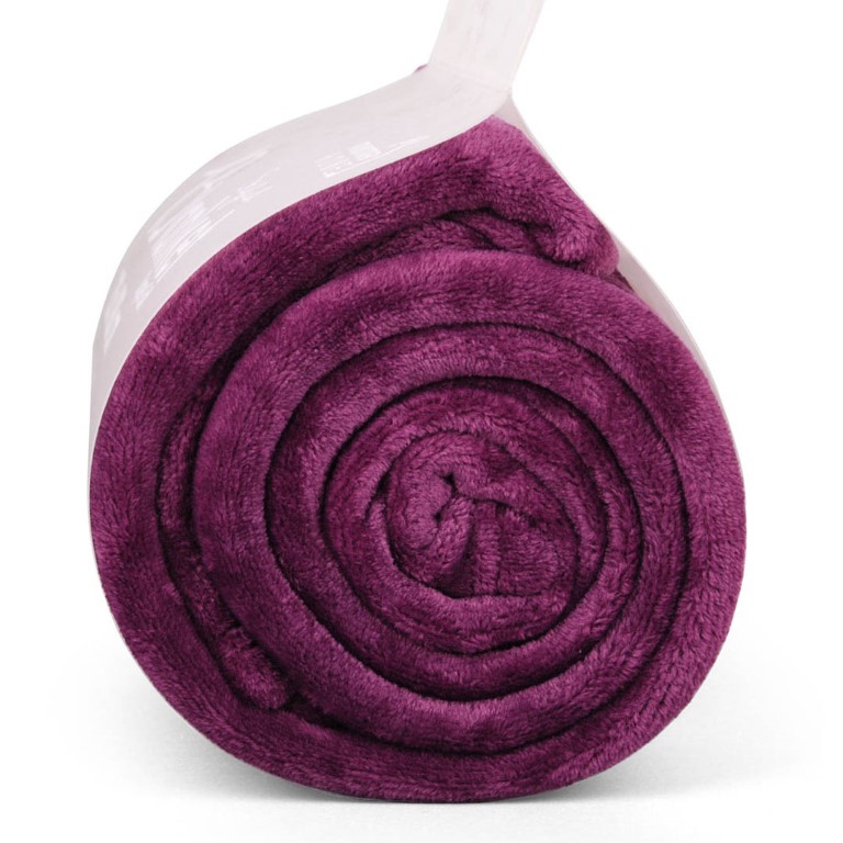 Mintra بطانية مايكرو فايبر - 130*180 سم - موف