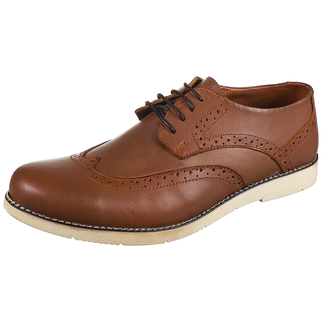 MANS15 جزمة رجالي كلاسيك - بني