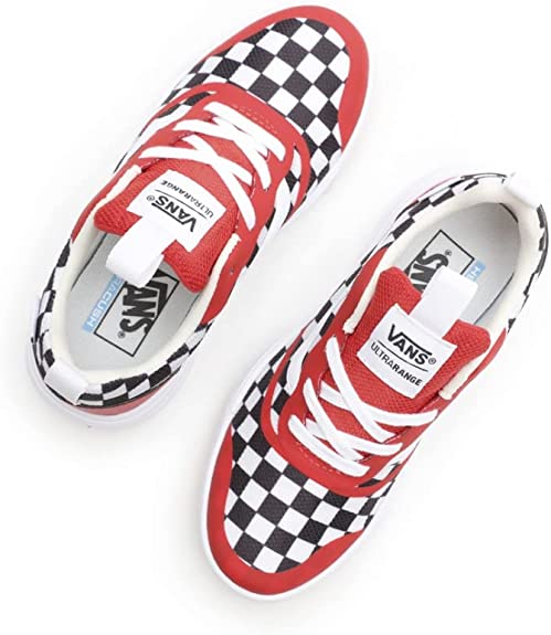 سنيكرز فانس كاجوال للأطفال - أحمر/أبيض VN0A3WMLRT9