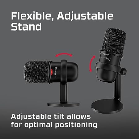 HyperX ميكروفون العاب مكثف ب USB - أسود - ‎HMIS1X-XX-BK/G