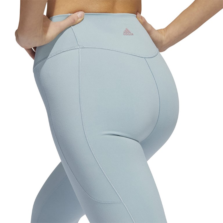 Adidas بنطلون رياضي حريمي - رمادي - HC6639