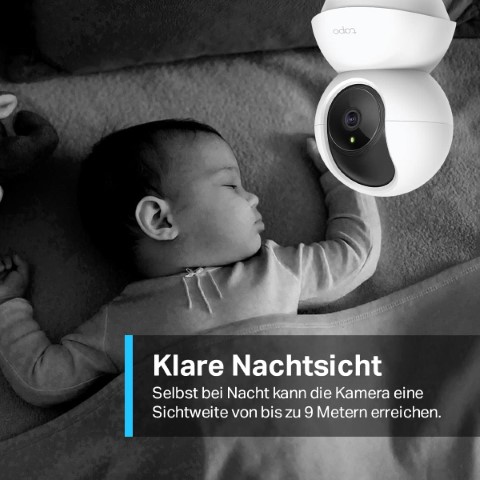 TP-LINK كاميرا مراقبة متحركة 256gb - ابيض - C210