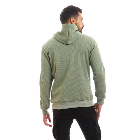 Andora سويت شيرت بكابيشو رجالي -32W22M30316- Olive