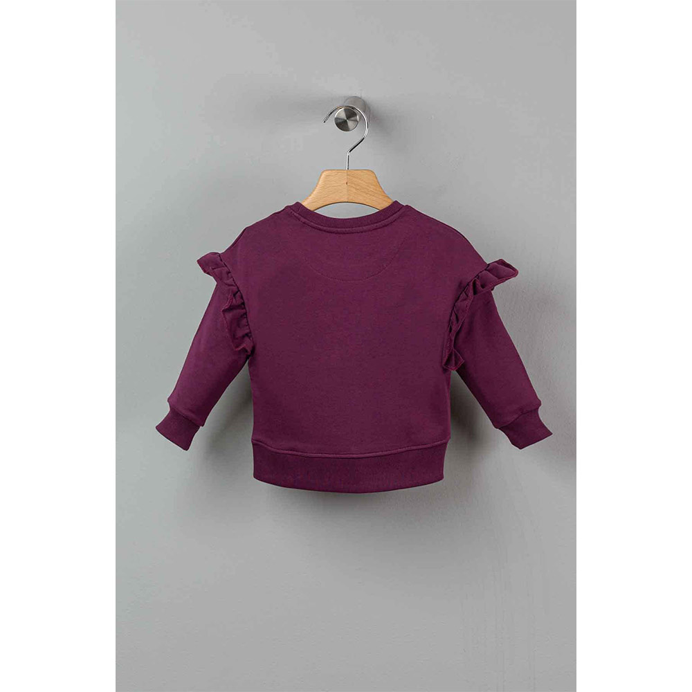 Concrete سويت شيرت بناتي - موف