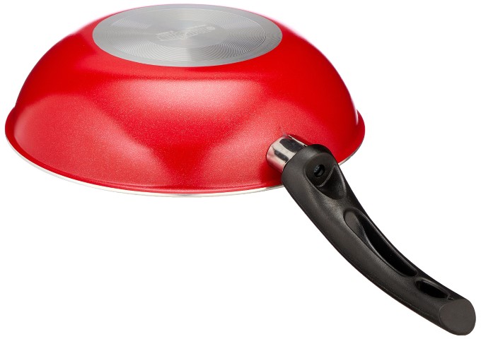 Trueval طاسة قلي - 24 سم - احمر