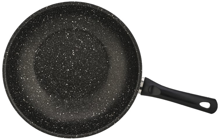 Lazord طاسة جرانيت غويطة - 28 سم - أسود