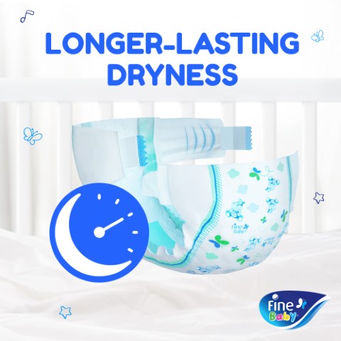 حفاضات فاين بيبي - مقاس 5 - ماكسي (11-18كجم) - 76 قطعة