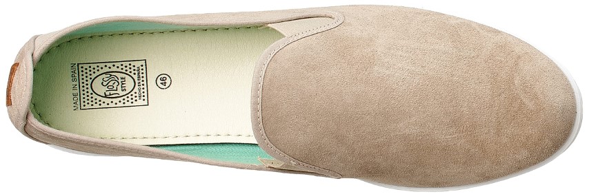 Flossy جزمة رجالي بدون رباط - بيج -5427-TAUPE