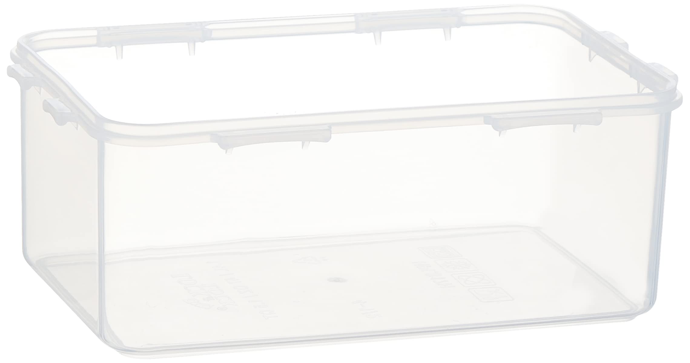 طقم علب حفظ طعام - 2 قطعة - شفاف