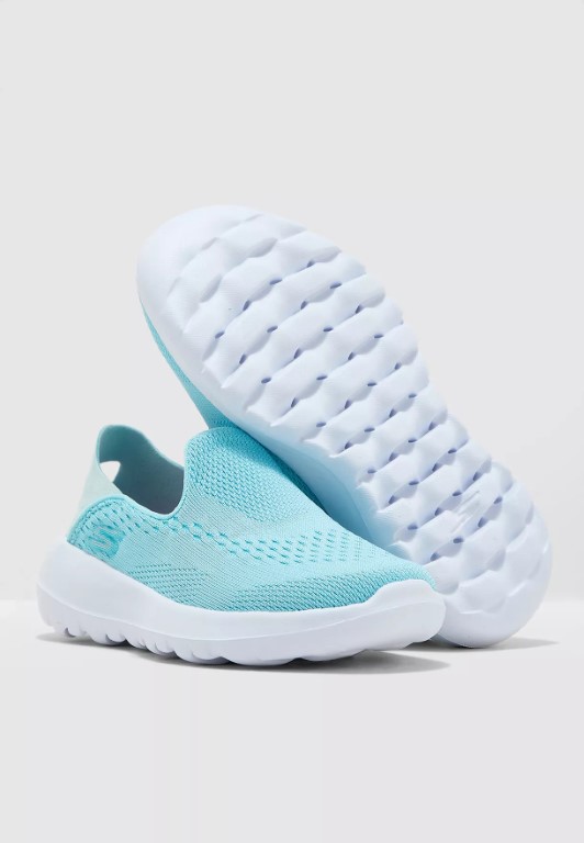 Skechers جزمة أطفالي كاجوال للمشي- أزرق 81298L