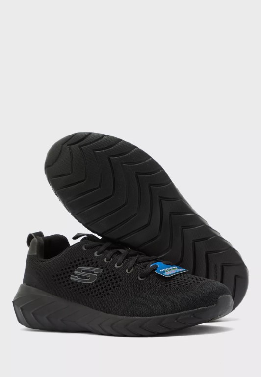 Skechers كوتشي رجالي كاجوال للمشي - أسود - 232091