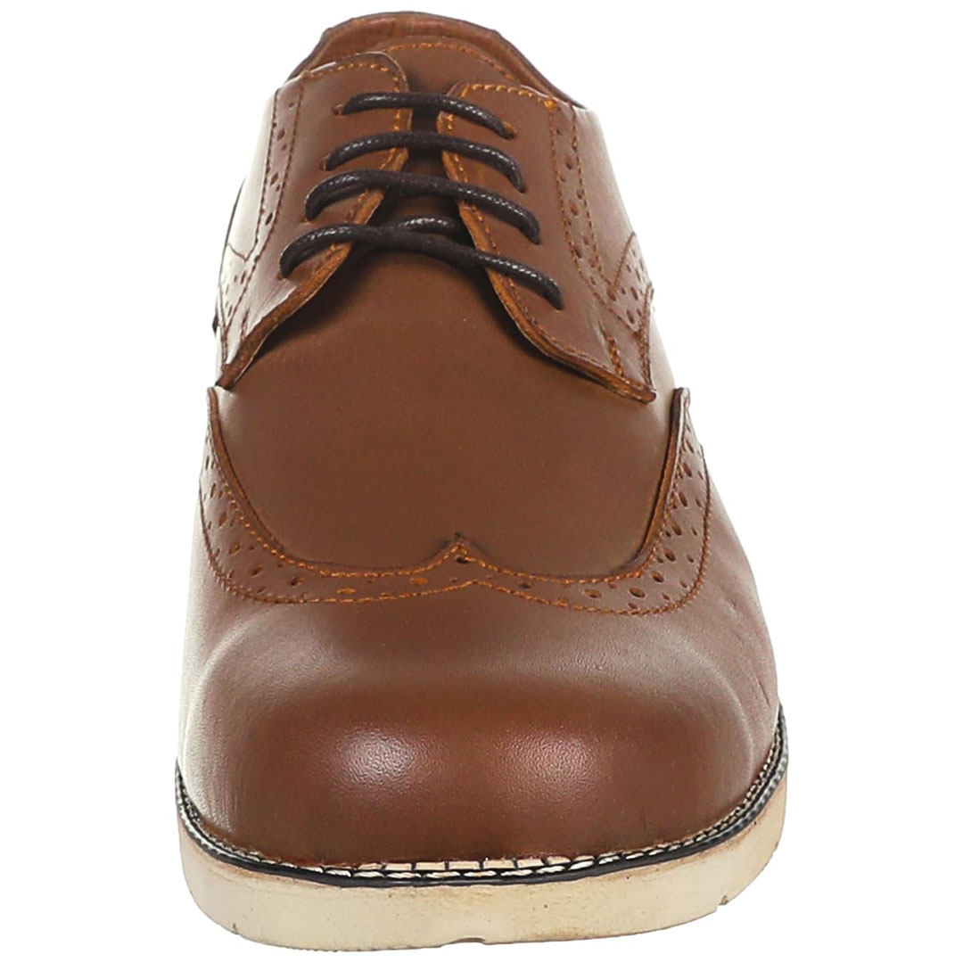 MANS15 جزمة رجالي كلاسيك - بني