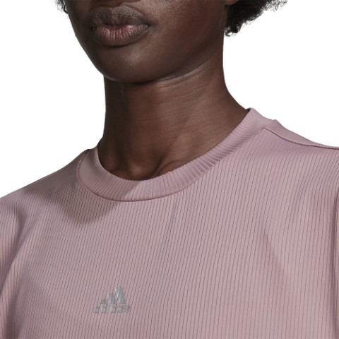 Adidas تيشيرت نص كم حريمي - بينك - HB1485