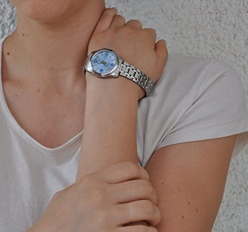 Casio ساعة كلاسيك حريمي - 30 ملم - فضي - LTP-1314D-2AVDF