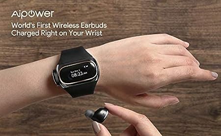 Wearbuds سماعة لاسلكية 2*1 مع ساعة - اسود - AI-W20