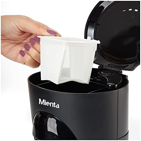Mienta ماكينة صنع القهوة مع كوب محمول - 460 وات - أسود - CM31716A