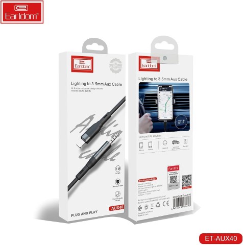 Earldom كابل Aux - اسود - ET-AUX40