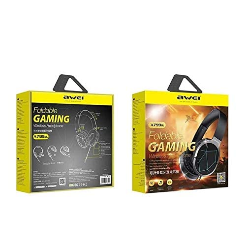 Awei سماعة أذن للرأس لاسلكيه - أسود - A799BL