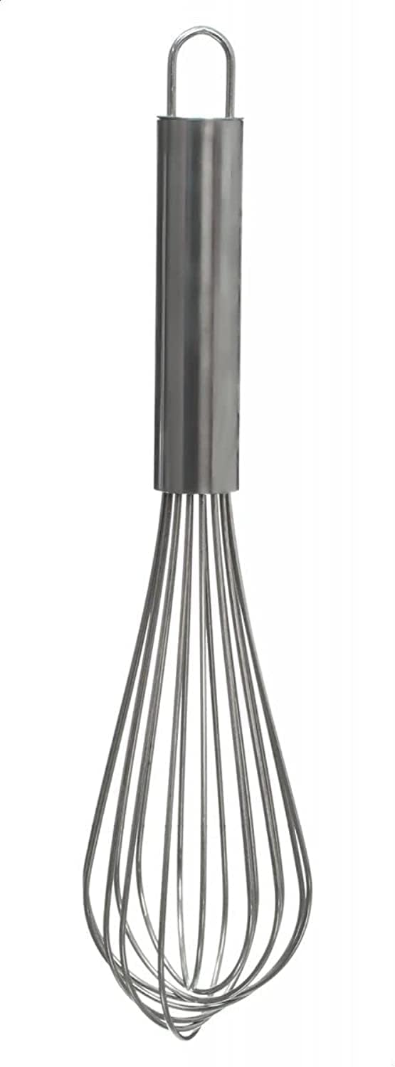 مضرب بيض يدوي ستانلس ستيل - فضي