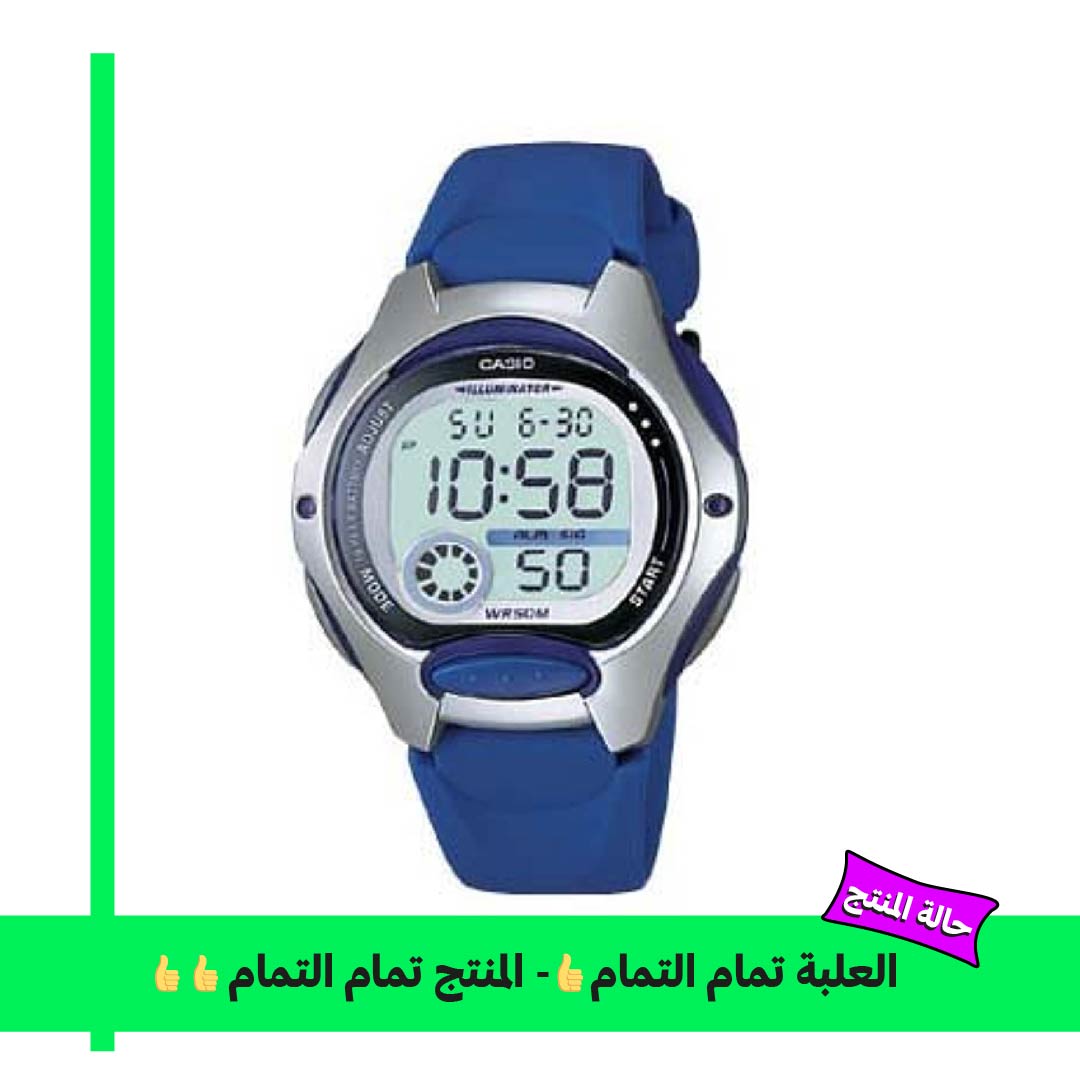 Casio ساعة كاجوال حريمي - 35 ملم - أزرق LW-200-2A