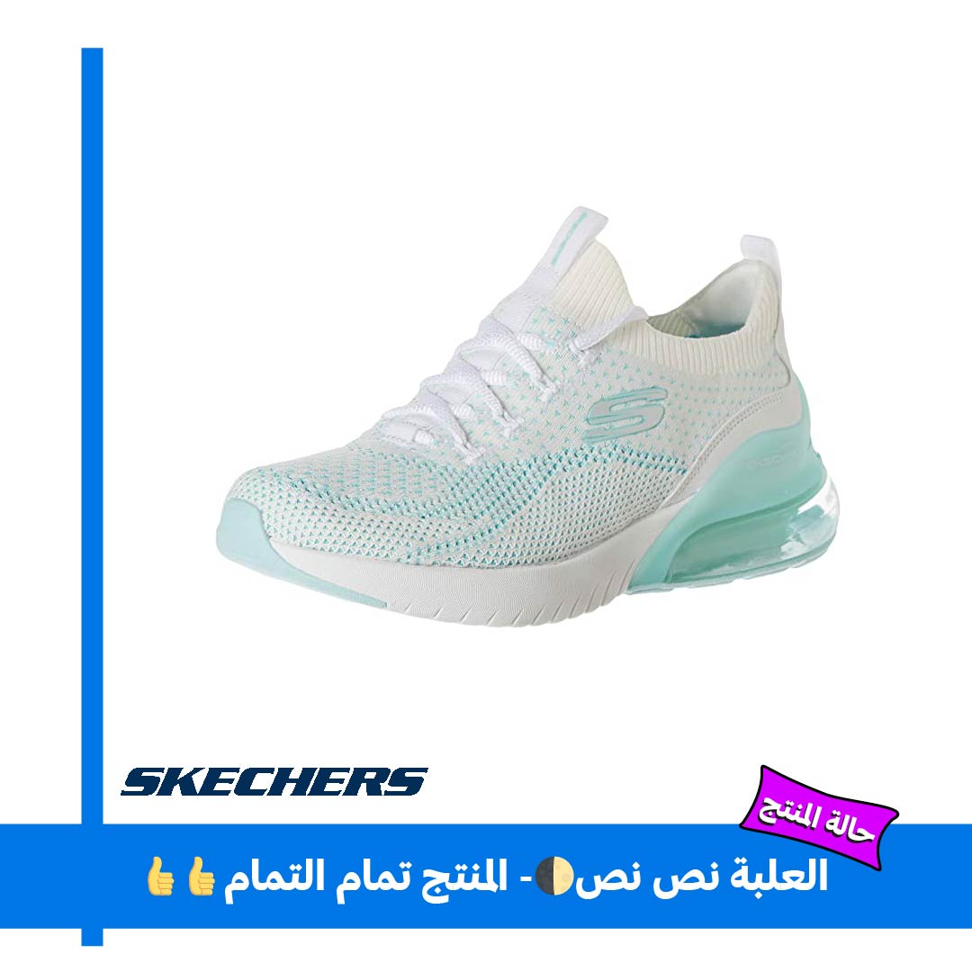 Skechers كوتشي حريمي رياضي - أبيض - 13275